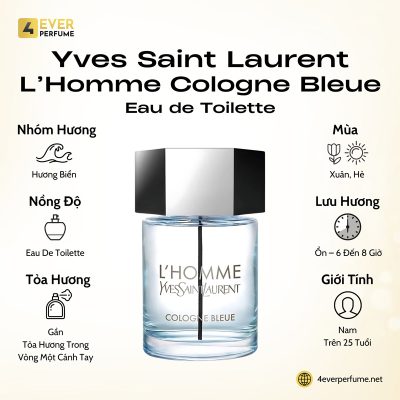 Yves Saint Laurent L'Homme Cologne Bleue Eau de Toilette H1