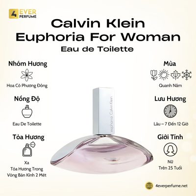 Calvin Klein Euphoria Eau De Toilette for Woman H1