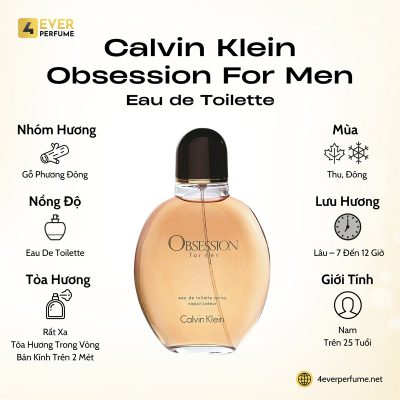 Calvin Klein Obsession For Men Eau de Toilette H1