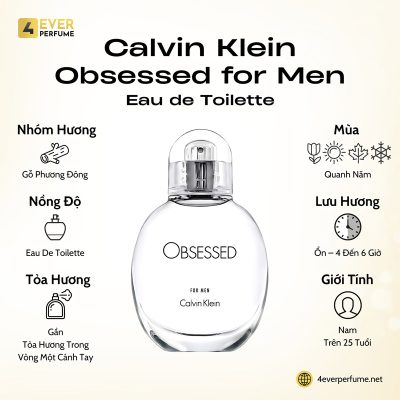 Calvin Klein Obsessed for Men Eau de Toilette H1