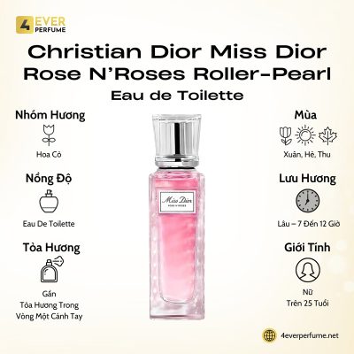 Christian Dior Miss Dior Rose N'Roses Roller- Pearl Eau de Toilette H1