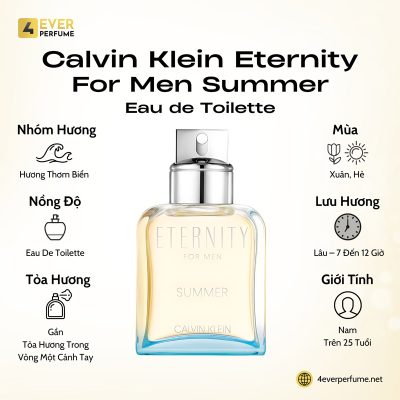 Calvin Klein Eternity Eau de Toilette For Men Summer H1