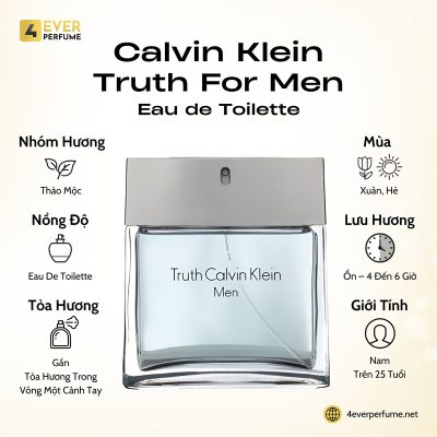 Calvin Klein Truth For Men Eau de Toilette H1