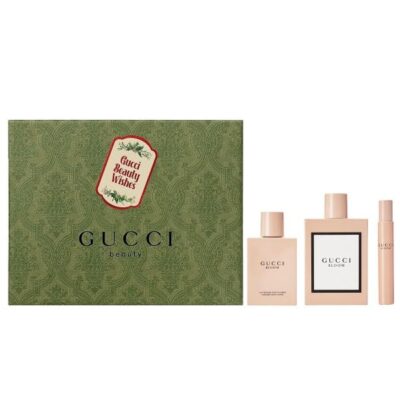 Gift Set Gucci Bloom 3pcs (EDP 100ml & Lotion Dưỡng Da 100ml & EDP 10ml)