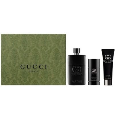 Gift Set Gucci Guilty Pour Homme Eau de Parfum 3pcs (EDP 90ml & Shower Gel 50ml & Deodorant Stick 75ml)