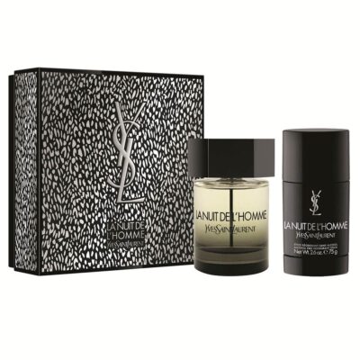 Gift Set Yves Saint Laurent La Nuit De L'homme 2pcs (EDT 100ml & Lăn khử mùi 75g)