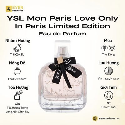 Yves Saint Laurent Mon Paris Love Only In Paris Limited Edition EDP H1